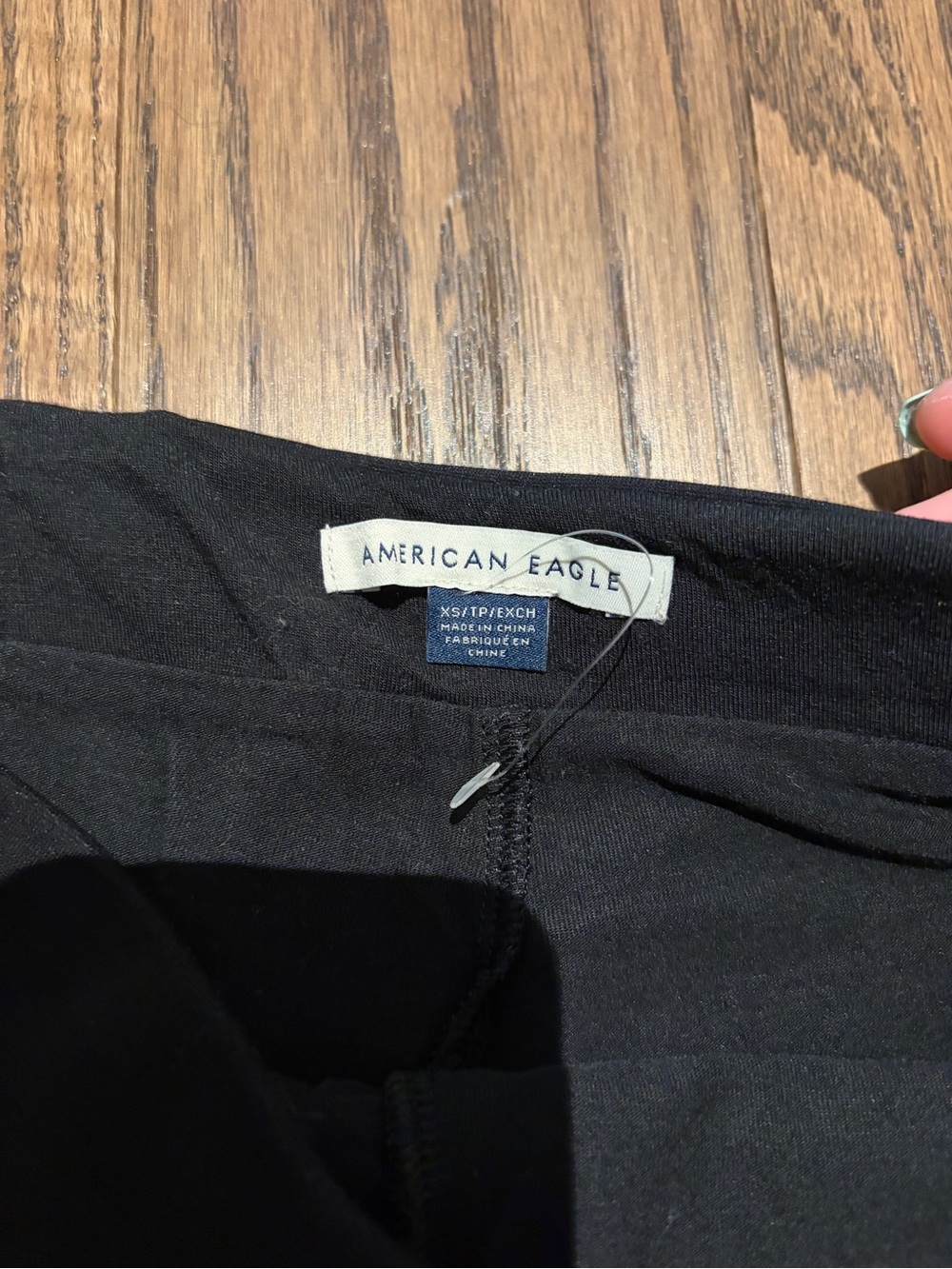 American Eagle Outfitters Black Mini A-Line Skirt / Skort - Picture 4 of 4